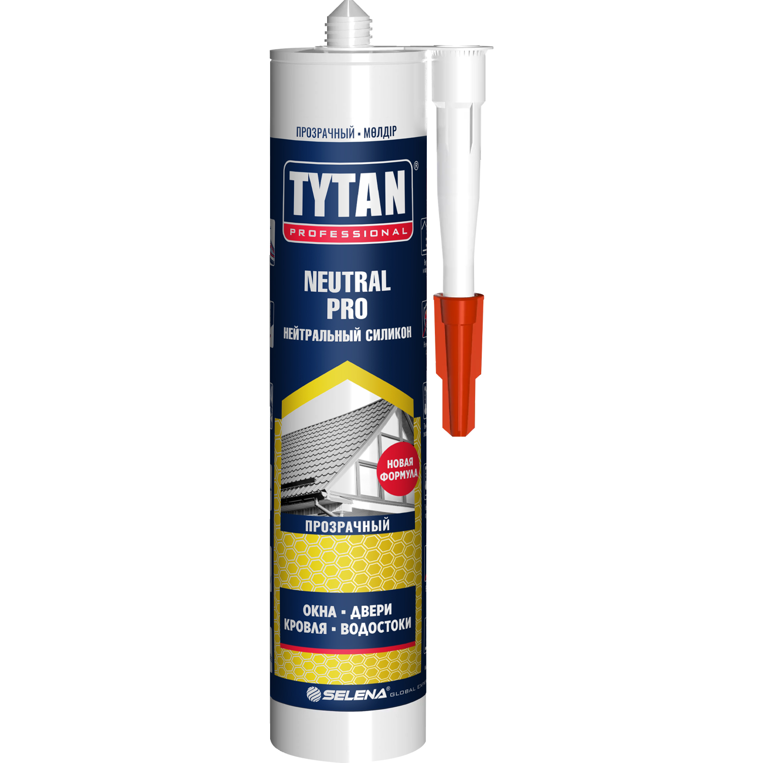 Титан Нейтрал ПРО Герметик силиконовый нейтральный прозрачный (280мл)