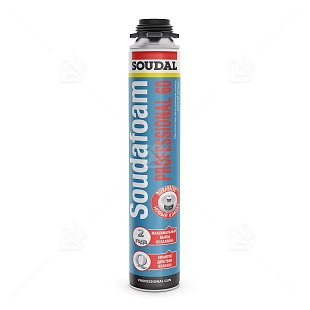 Пена профессиональная Soudal Soudafoam Professional 750 мл. выход 60 л