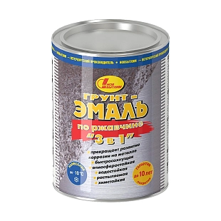 Грунт-эмаль на ржавчину 3 в 1 Новбытхим коричневая RAL8017 1 л.