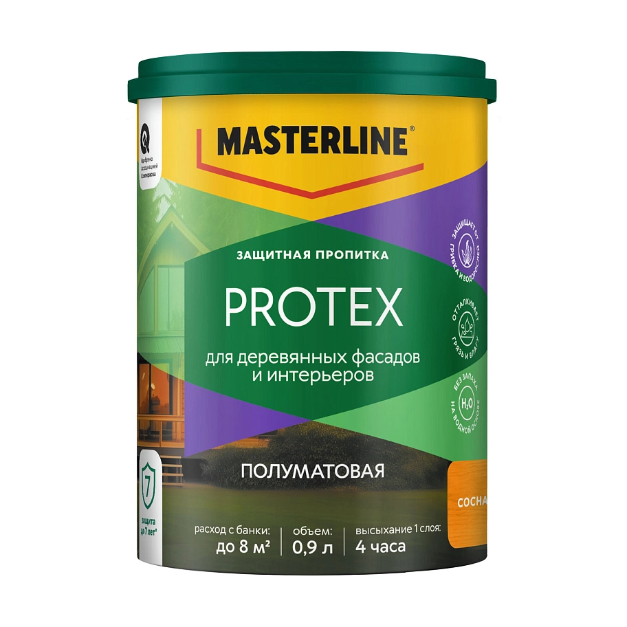 Защитная пропитка Masterline Protex Сосна 0,9л