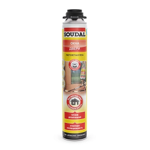 Пена професcиональная Soudal Окна-Двери 750 мл