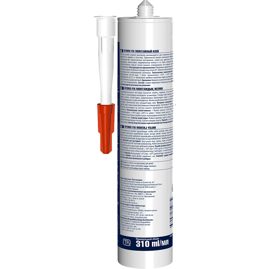 Клей универсальный монтажный на водной основе Tytan Professional Hydro Fix 310 мл