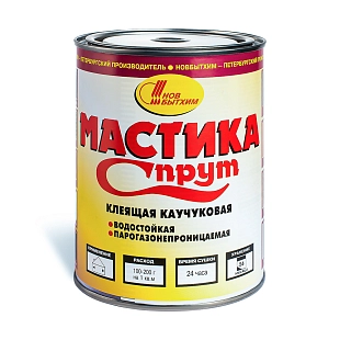 Мастика клеящая каучуковая Новбытхим Спрут 1 л