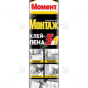 Момент Монтаж 5в1 клей-пена проф., 750мл_я